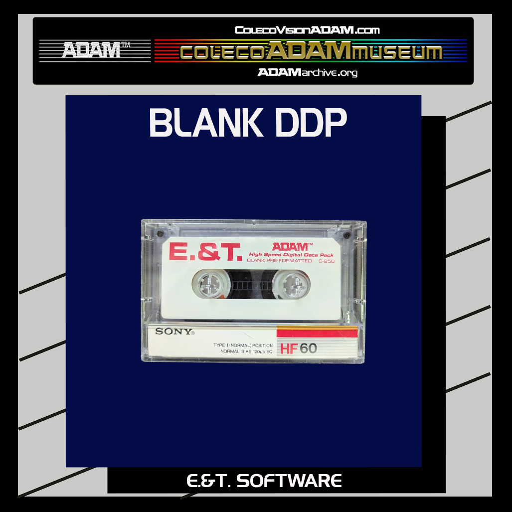 E&T SOFTWARE BLANK DDP